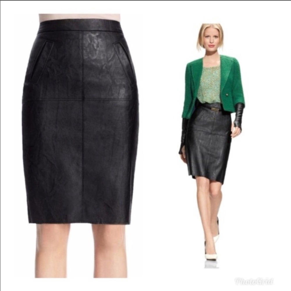Cabi #509 fleather pencil skirt size 4